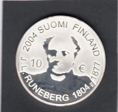 Beschrijving: 10 Euro J.RUNEBERG  